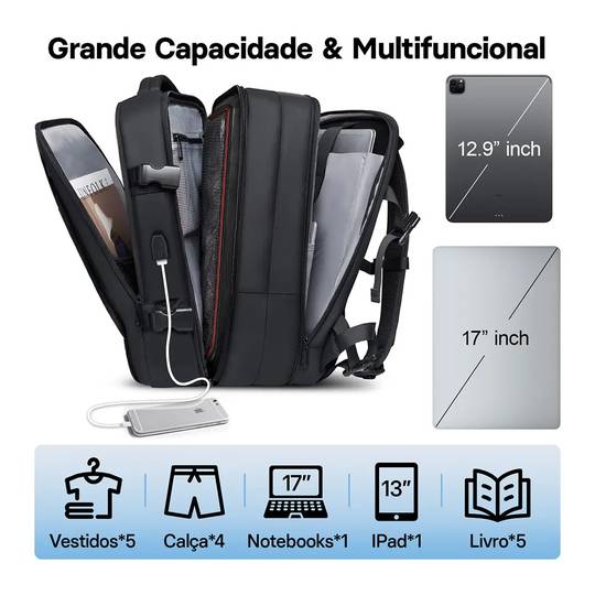 Mochila Romantic Crown - Unissex / Preto