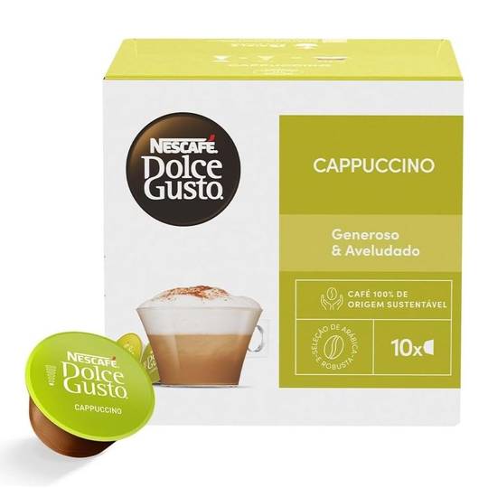 Cápsulas Nescafé Dolce Gusto Cappuccino - 10 uni / 160 g