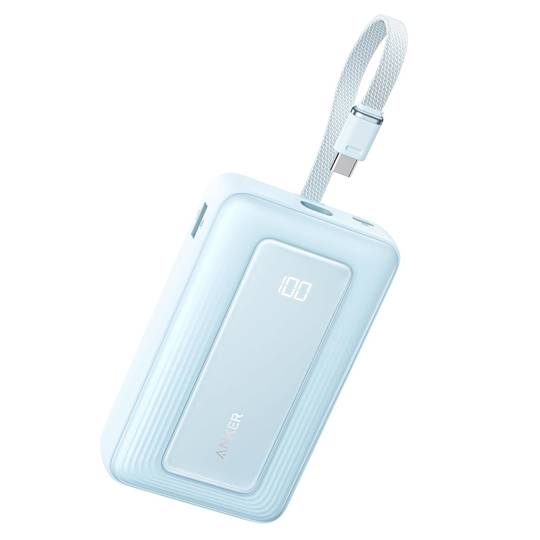 Power bank Anker Zolo - 20.000 mAh / 45 Watts / Azul / Com display