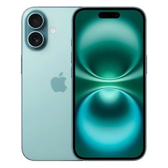 Smartphone Apple iPhone 16 5G - 8 GB + 256 GB / Verde azulado